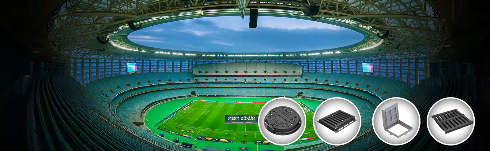 Projet du Stade Olympique de Bakou - Mert Fonderie