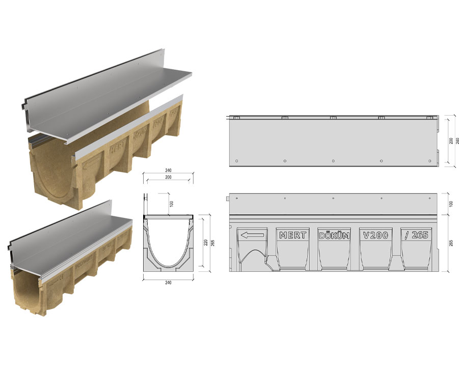Polymer Drainage Channel